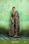 Queen By Rajtex Modal Satin Ajrakh Print Saree Collection